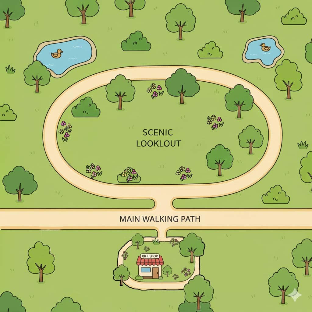 Path with two optional path