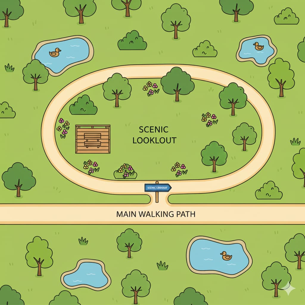 Path with one optional path