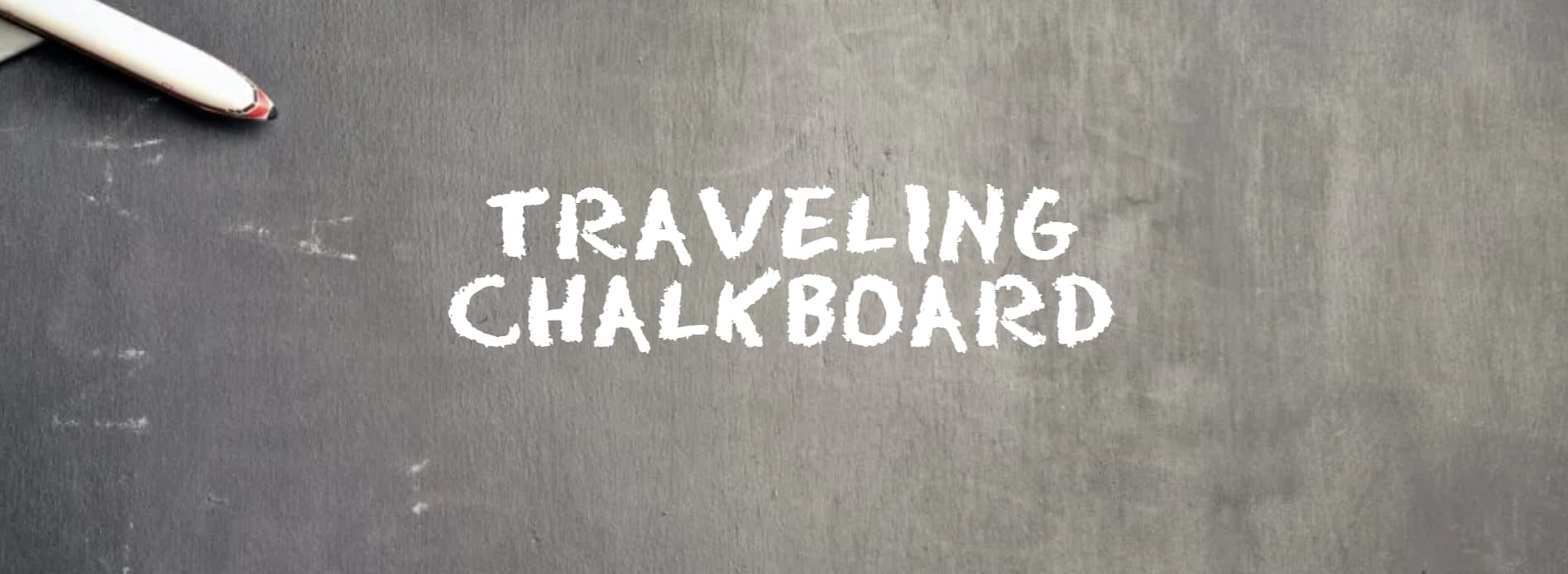 Traveling Chalkboard logo